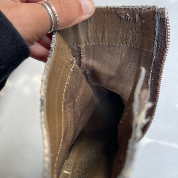 Heeled Snake Skin Booties - Picture 5 of 8